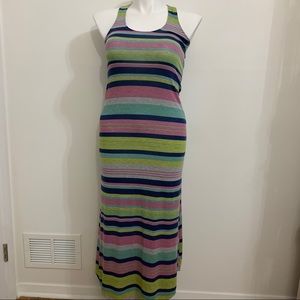 Stripe Maxi Dress by Poof is NWT. Size small